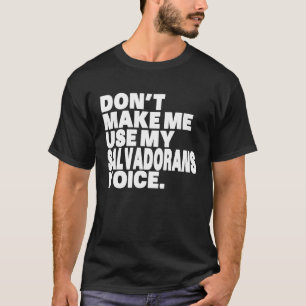 Camiseta El Salvador usa mi voz salvadoreña