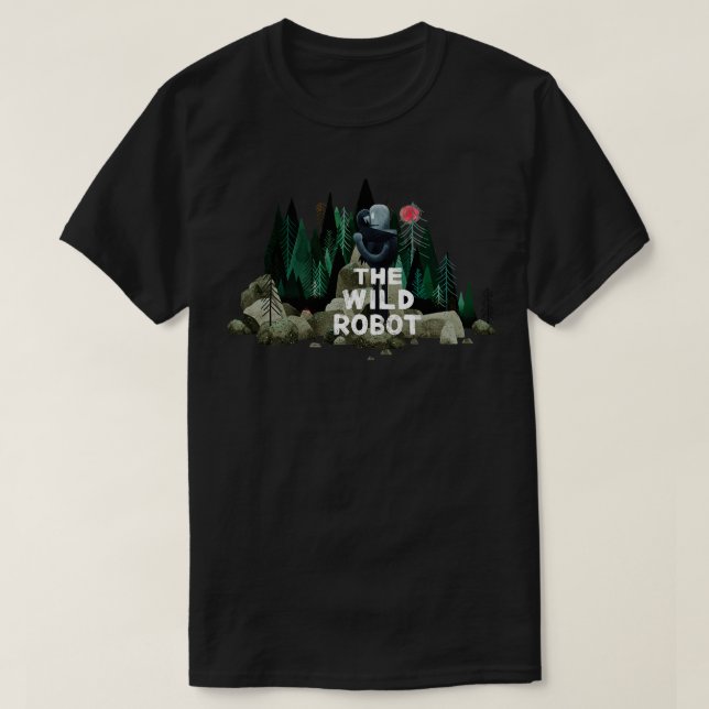 Camiseta El salvaje robot largo manga TShirt (Diseño del anverso)