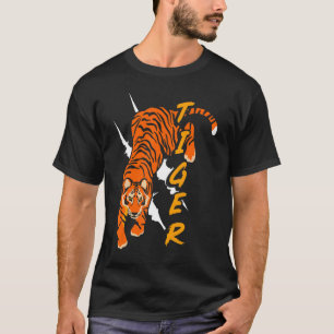 Camiseta El salvaje y depredador de tigres Safari