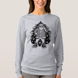Camiseta El Santa Claus inspirado de los años 80