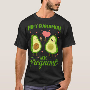 Camiseta El Santo Guacamole Fue Embarazo Aguacate Cin