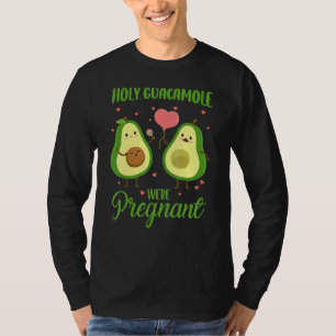 Camiseta El Santo Guacamole Fue Embarazo Aguacate Cin
