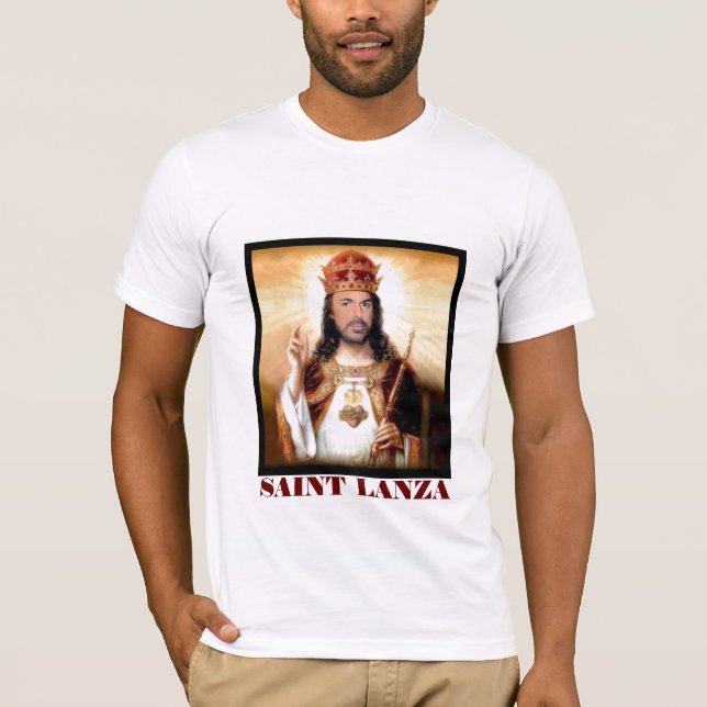 CAMISETA EL SANTO LANZA… Y LAS PERSIANAS VERÁN (Anverso)