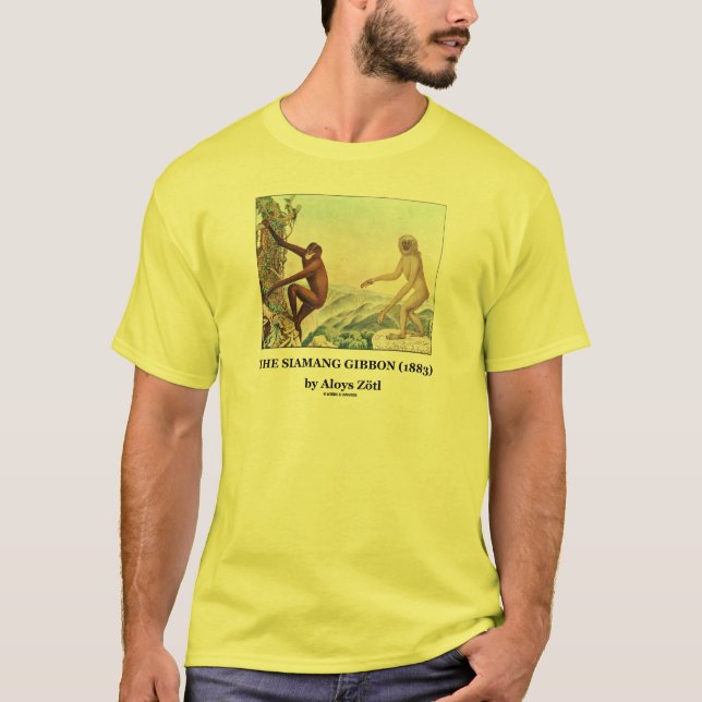 Camiseta El santo siamang (1883) de Aloys Zotl (Anverso)