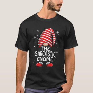 Camiseta El sarcástico Gnome de los Navidades familiares Pa