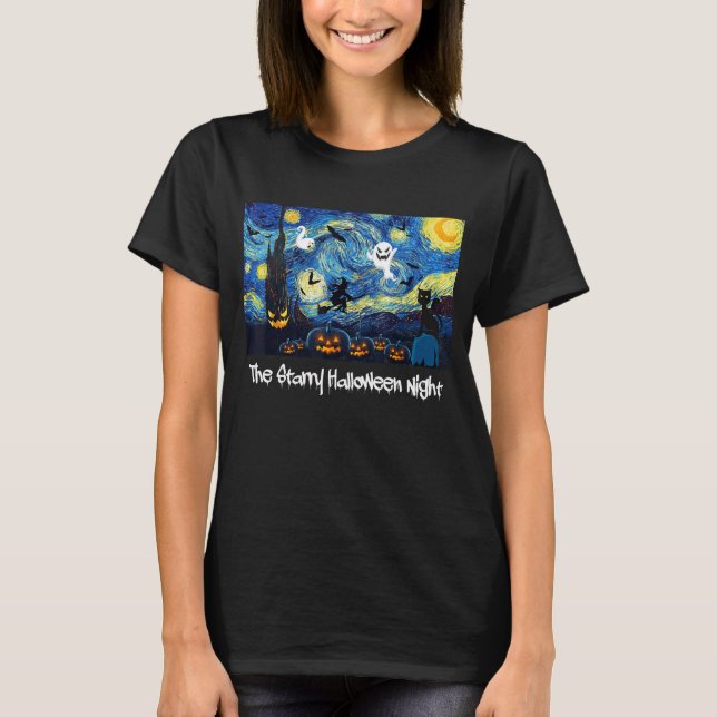 Camiseta El sarcástico Vincent Van Gogh De Guay, La Hallowe (Anverso)
