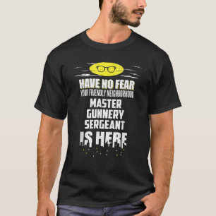 Camiseta El sargento de pistoleteo maestro gracioso no tien