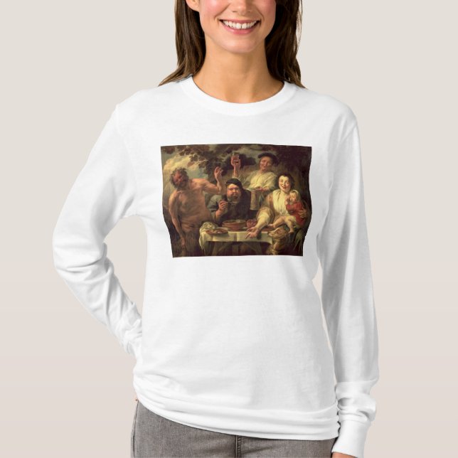 Camiseta El sátiro y los campesinos (Anverso)