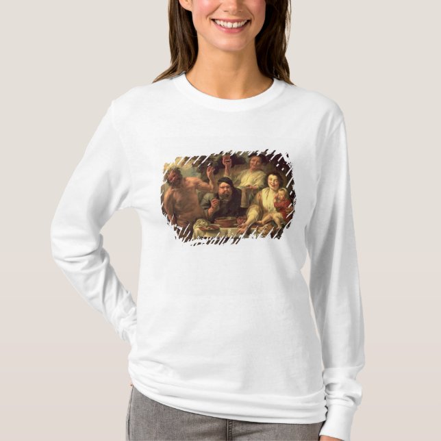 Camiseta El sátiro y los campesinos (Anverso)