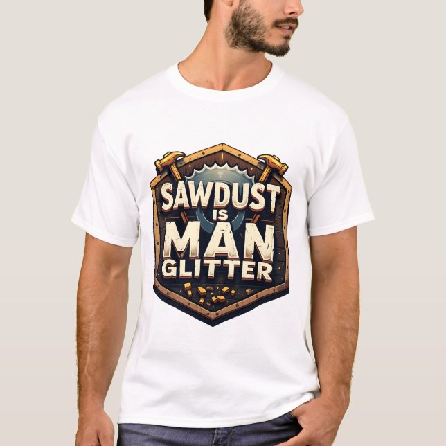 Camiseta El Sawdust Es Un Carpintero Funerario De La Madera (Anverso)