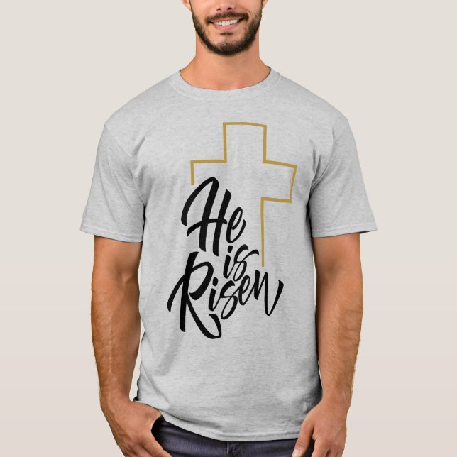 Camiseta Él Se Levanta (Anverso)