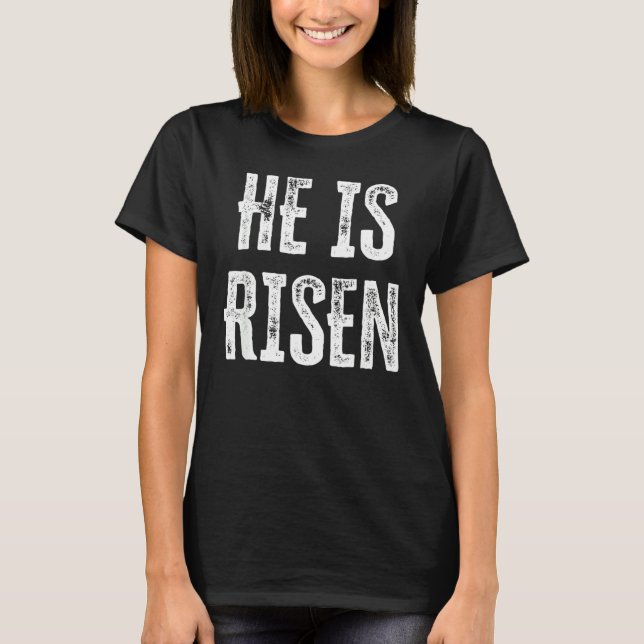 Camiseta Él Se Levanta (Anverso)