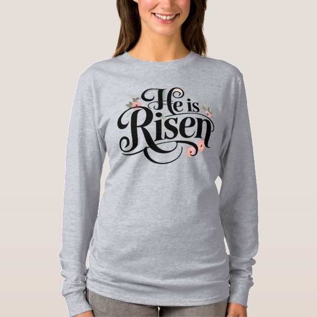 Camiseta Él Se Levanta (Anverso)