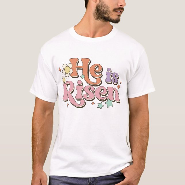 Camiseta Él Se Levanta (Anverso)