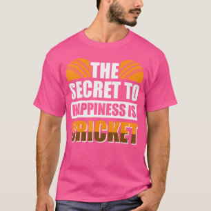 Camiseta El Secreto De La Felicidad Es El Cricket