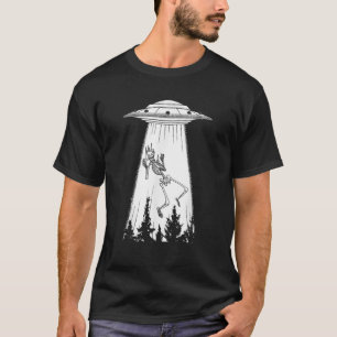 Camiseta El secuestro de OVNI Alien que quiero creer son