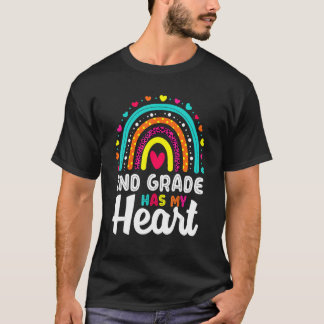 Camiseta El segundo grado del arcoiris de Cute Boho tiene m