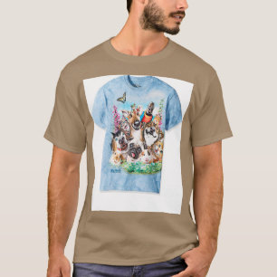 Camiseta El Selfie Mascota de Montaña Mens
