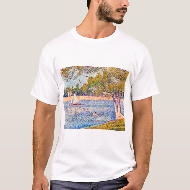 Camiseta El Sena en La Grande Jatte, Seurat (Anverso)