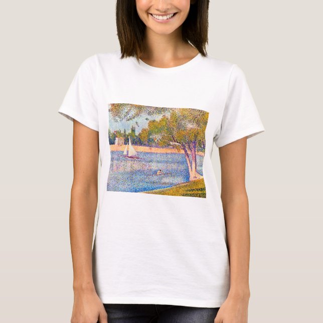 Camiseta El Sena en La Grande Jatte, Seurat (Anverso)