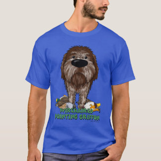 Camiseta El señalar Wirehaired Griffon de la nariz grande