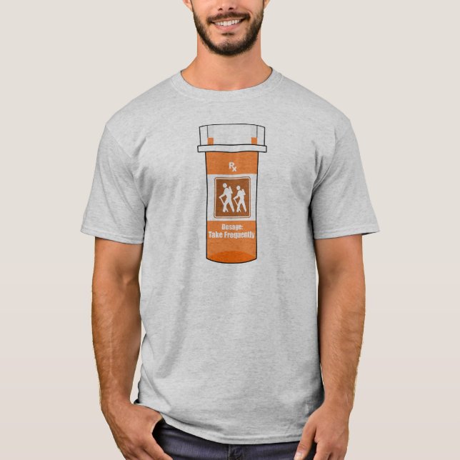 Camiseta El senderismo es mi droga (Anverso)