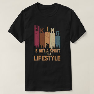 Camiseta El senderismo no es un deporte es un estilo de vid