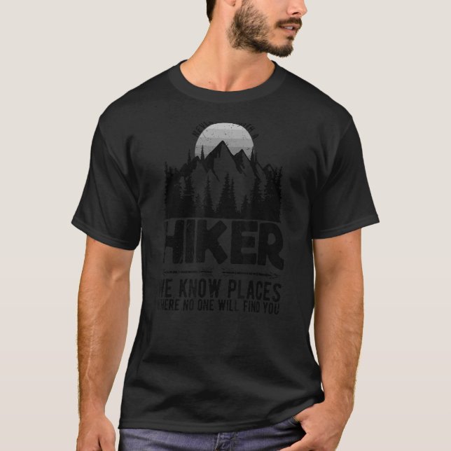 Camiseta El Senderismo Nunca Se Descansa Con Un Tri De Vaca (Anverso)