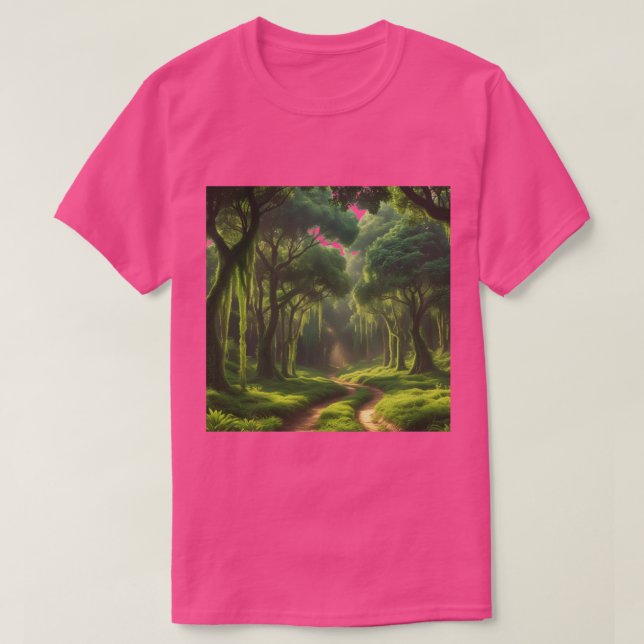 Camiseta "El sendero misterioso" (Diseño del anverso)
