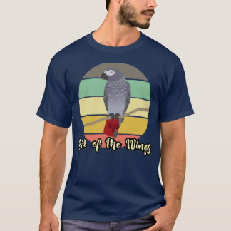 Camiseta El Señor de las Alas, Lover y Pe del Loro Gris Afr
