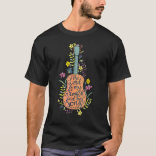 Camiseta El Señor Es Cristiano De La Guitarra De La Biblia 