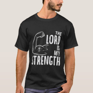 Camiseta El Señor Es Mi Gimnasio De Brazo De Fuerza Hacerlo