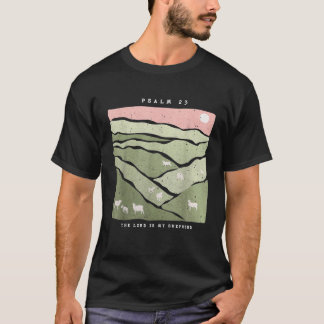 Camiseta El Señor es mi Pastor Biblia Verse Jesus Sheep La