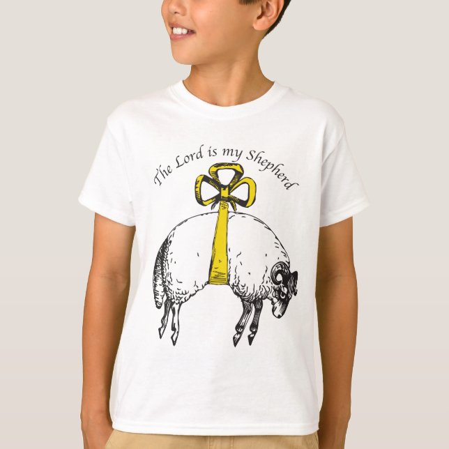 Camiseta El SEÑOR es mi pastor Salmo 23 (Anverso)