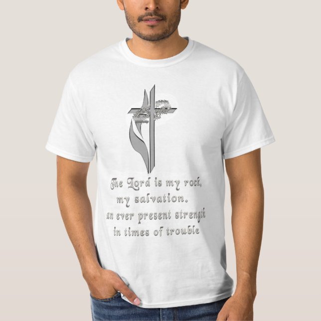 Camiseta El Señor es mi piedra (Anverso)