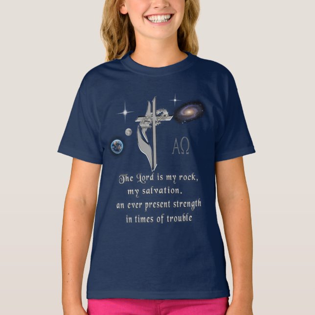 Camiseta El Señor es mi piedra (Anverso)