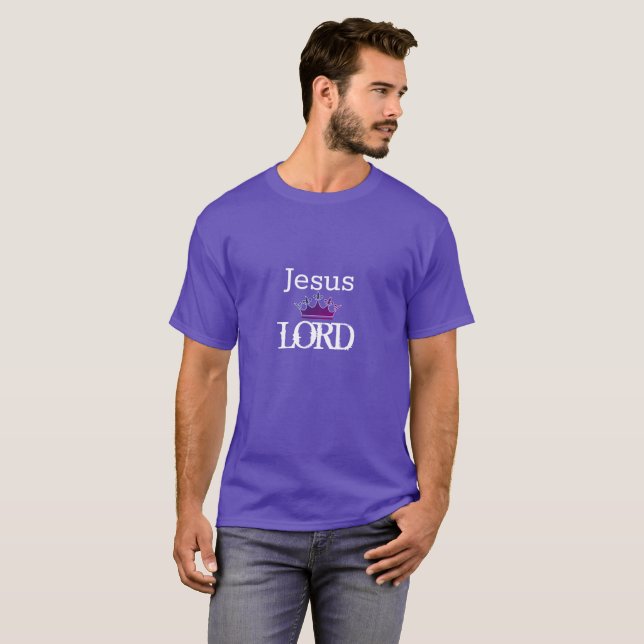 Camiseta El Señor Jesús de los Camisas de los Hombres (Anverso completo)
