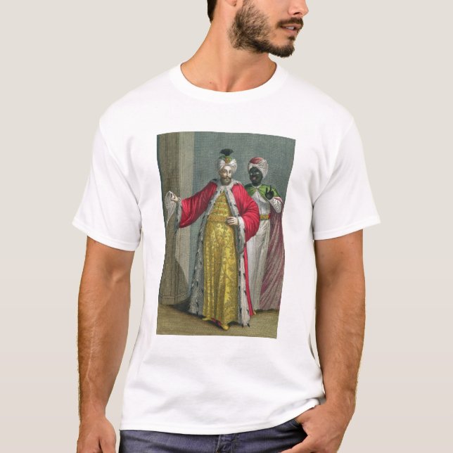 Camiseta El señor magnífico, en su serrallo con Kislar AG (Anverso)
