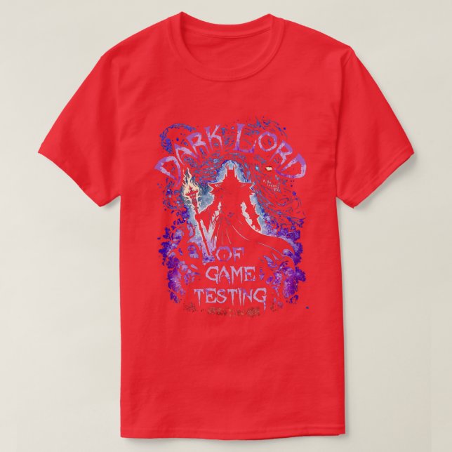 Camiseta El Señor Oscuro De Las Pruebas De Juego (Diseño del anverso)