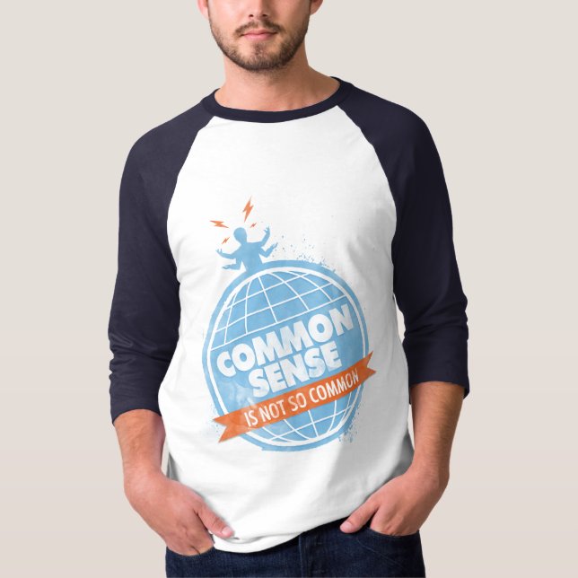 Camiseta El sentido común no es tan común (Anverso)
