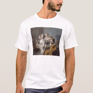 Camiseta El sentido de la audiencia, c.1744-7 (aceite en