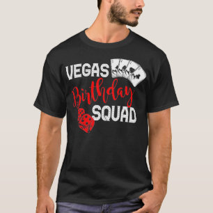 Camiseta El séquito de cumpleaños de Las Vegas