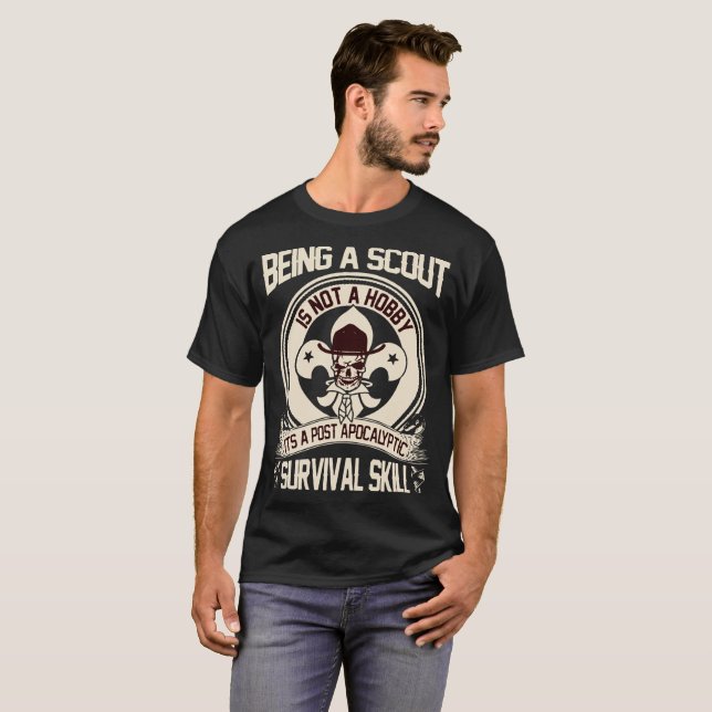 Camiseta el ser explorador no es un skelet de la habilidad (Anverso completo)