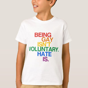 CAMISETA EL SER GAY NO ES VOLUNTARIO