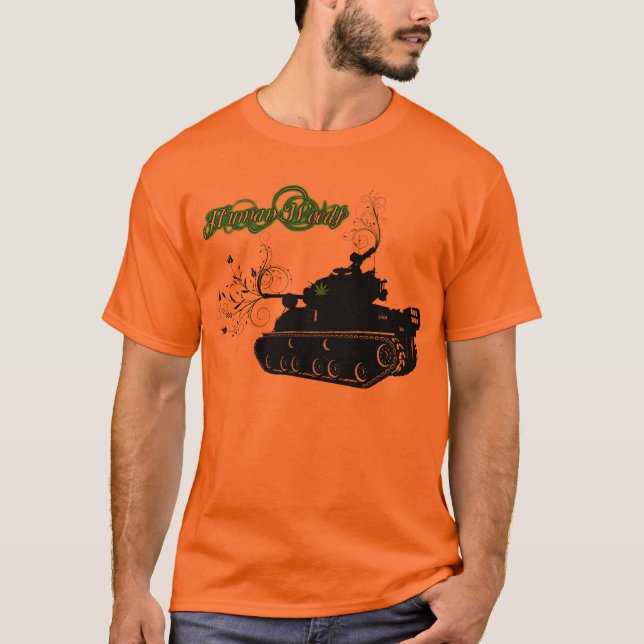 Camiseta El ser humano escarda el tanque (Anverso)