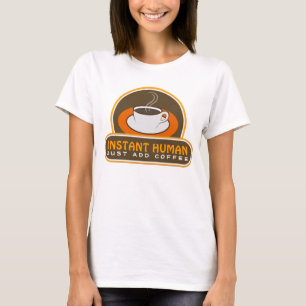 Camiseta El ser humano inmediato divertido lindo de Brown