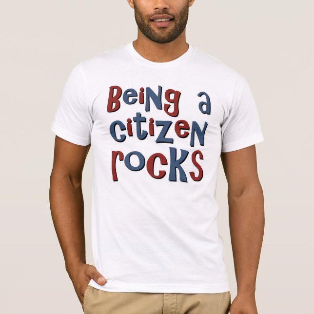 Camiseta El ser un ciudadano oscila (Anverso)