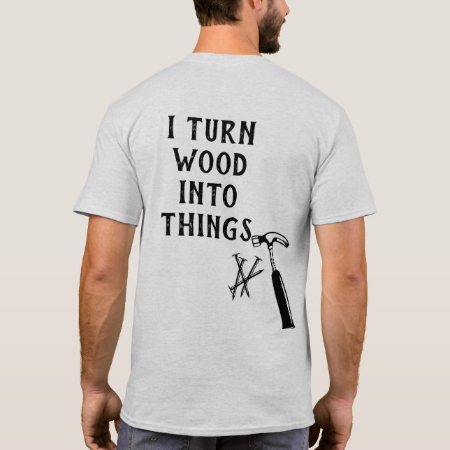 Camiseta El serrín es mi purpurina (Reverso)