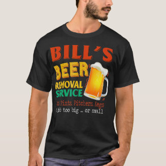 Camiseta El servicio de remoción de cerveza Bills puede pin