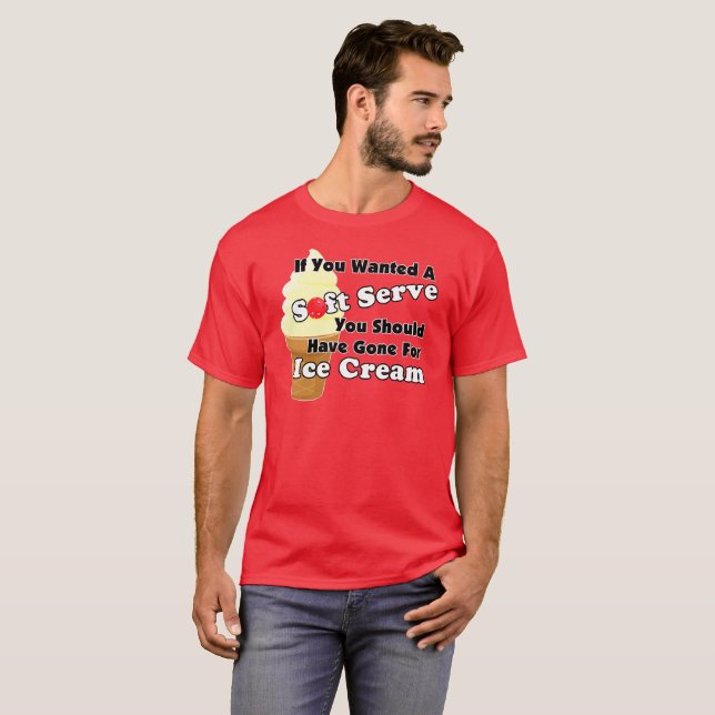 Camiseta ¿El servicio suave de las bolas de bolas? En lugar (Anverso completo)